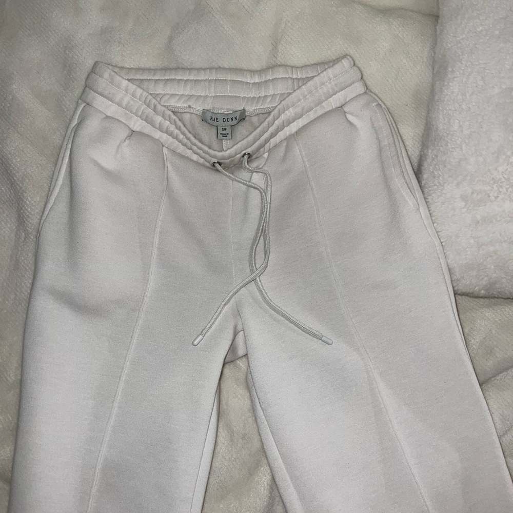 Cream Jogger Pants